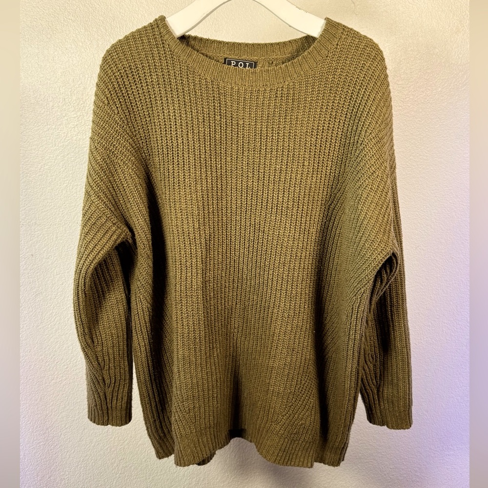 POL sweater OD Military oversized